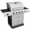 MASTER Chef Elite 4-Burner Convertible Propane Gas BBQ Grill For Sale