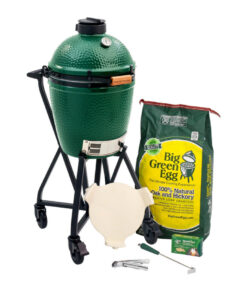 Medium Big Green Egg in an intEGGrated Nest+Handler Package For Sale