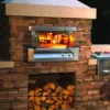 Alfresco 30-Inch Built-In Natural Gas Outdoor Pizza Oven