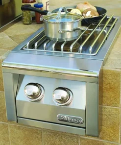 Alfresco Built-In Dual Side Burner